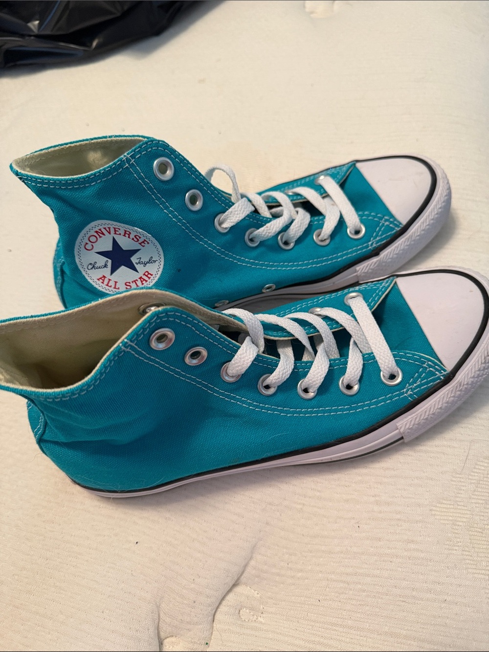 Converse Teal High Top Chuck Taylor Sneakers